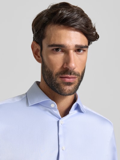 Jake*s Regular fit zakelijk overhemd met haaikraag Bleu - 3