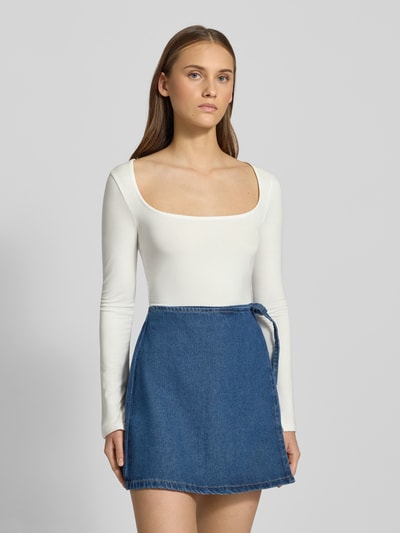 Gina Tricot Longsleeve met ronde hals Wit - 4