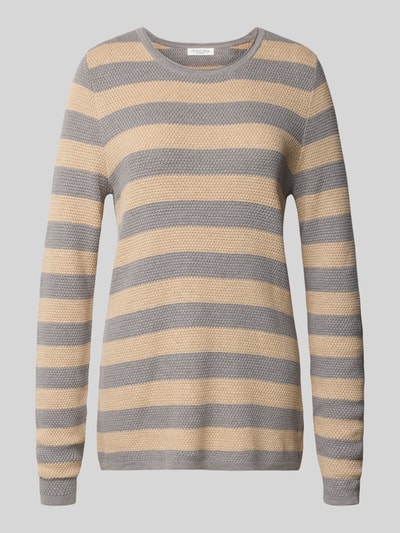 Christian Berg Woman Grof gebreide pullover Middengrijs gemêleerd - 2