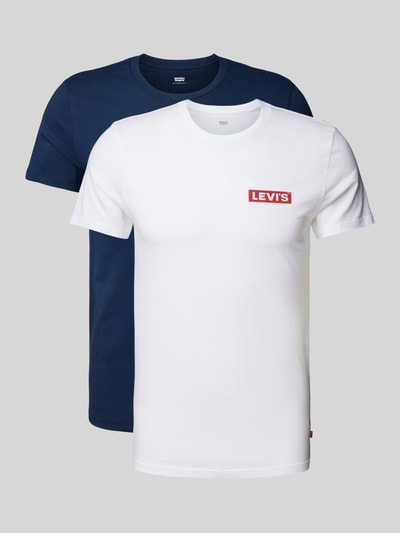 Levi's® Slim Fit T-Shirt im 2er-Pack Weiss 2