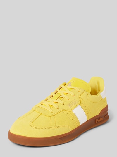 Polo Ralph Lauren Sneaker aus echtem Leder Modell 'Aera' Gelb 1