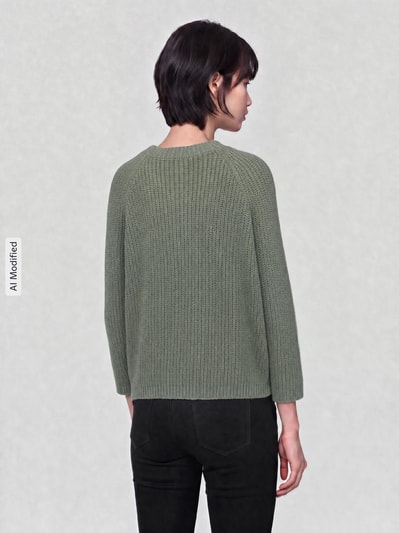 Weekend Max Mara Regular Fit Pullover mit Mohair-Anteil Modell 'XENO' Hellgruen 5