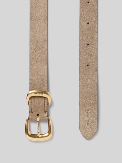CK Calvin Klein Gürtel mit Dornschließe Taupe 3
