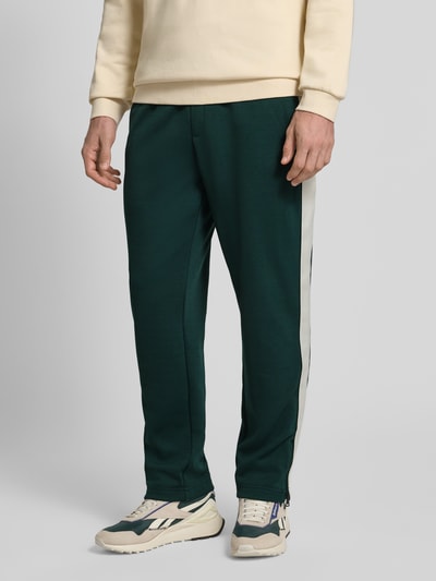 HUGO Relaxed Fit Sweatpants mit Reißverschluss-Detail Modell 'DOLOS' Dunkelgruen 4