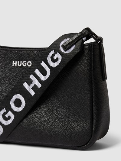 HUGO Umhängetasche in Leder-Optik Modell 'HOBO' Black 3