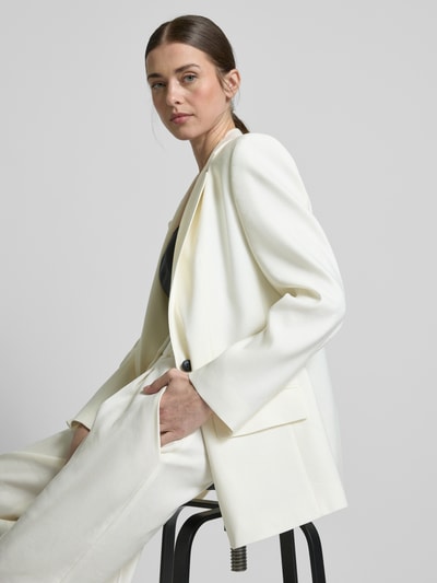 HUGO Leinenblazer mit Reverskragen Modell 'Anetali' Weiss 3