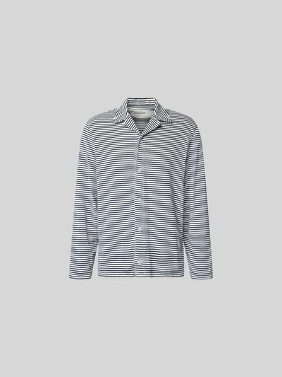Officine Générale Freizeithemd mit Knopfleiste Weiss 2