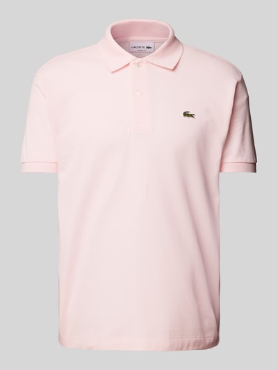 Lacoste Regular Fit Poloshirt mit Label-Patch Rosa 1