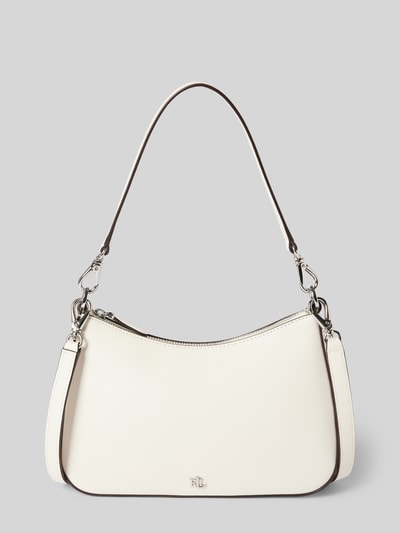 Lauren Ralph Lauren Handtas met logo-applicatie, model 'DANNI' Offwhite - 1