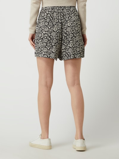 Jake*s Casual Shorts mit kontrastivem Design und elastischem Bund Black 6