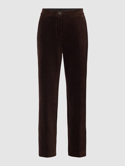 Marc Cain Cordhose mit Eingrifftaschen Dunkelbraun 2