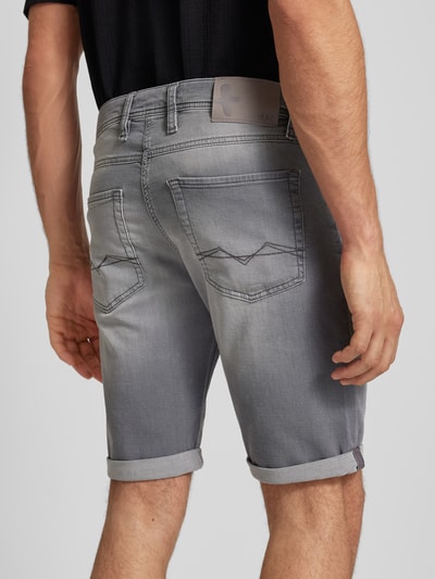 MAC Slim Fit Jeansbermudas im 5-Pocket-Design Modell 'Jogn' Hellgrau 3