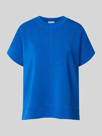 Productfoto, Relaxed Fit T-shirt aus Modal-Mix van s.Oliver RED LABEL, effen kleuren, scuba, modalmix, ronde hals, korte mouw, rompzoom met zijsplitten