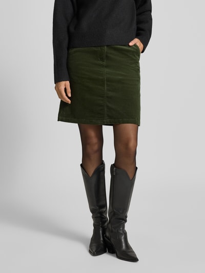 FREE/QUENT Minirok van corduroy, model 'Cordy' Kaki - 4