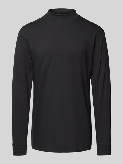 RAGMAN Longsleeve mit gerippten Abschlüssen Black 2