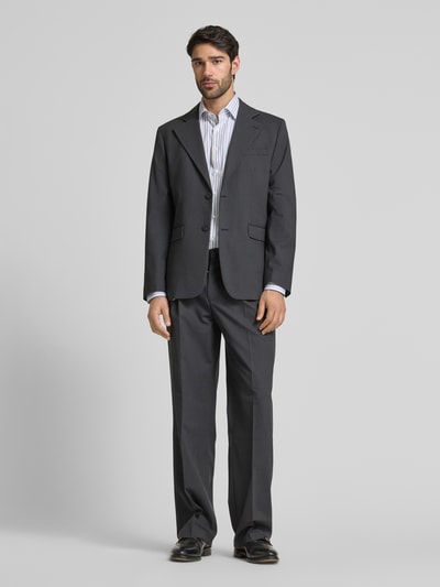 ANNARR Regular Fit Anzughose aus Lanawolle Modell 'KIRKLAND' Black 1