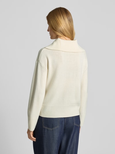 SUNCOO PARIS Strickpullover aus Lanawolle Modell 'PRETORI' Offwhite 5