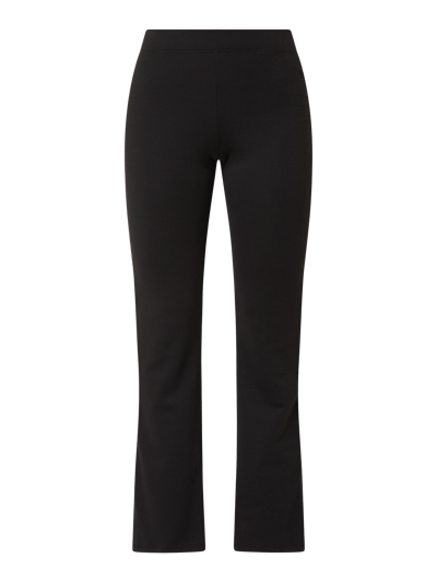 Only Flared broek met elastische band, model 'Emma'  Zwart - 2