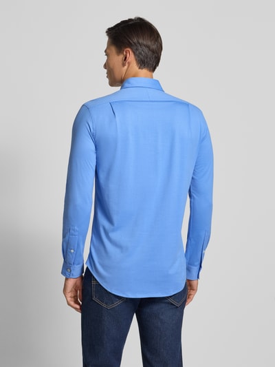 Polo Ralph Lauren Koszula casualowa o kroju regular fit z wyhaftowanym logo model ‘Estate’ Niebieski 5