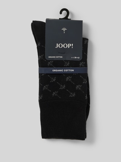 JOOP! Collection Sokken met labelstitching Zwart - 3