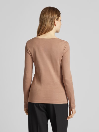 Christian Berg Woman Longsleeve mit Rundhalsausschnitt Taupe 5