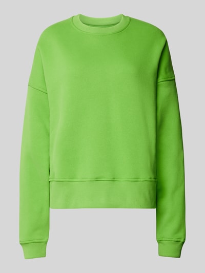 Jake*s Casual Sweatshirt met kapmouwen Appeltjesgroen - 2