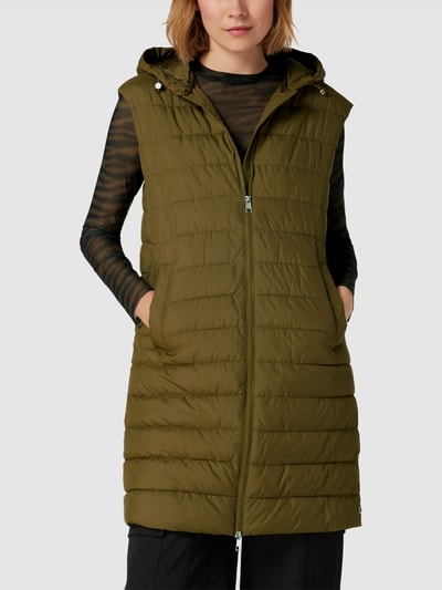 s.Oliver RED LABEL Bodywarmer met steekzakken opzij Olijfgroen - 4