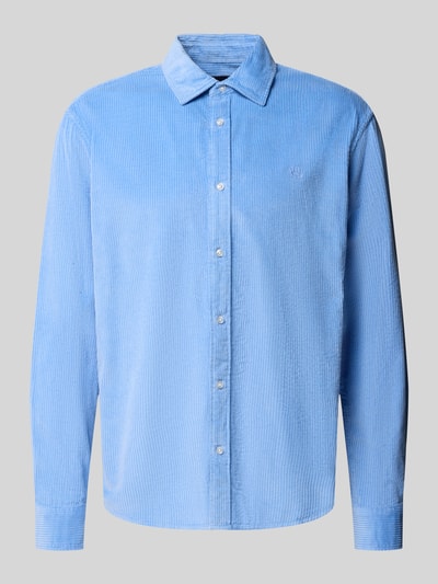 MCNEAL Regular Fit Freizeithemd mit Label-Stitching Blau 1