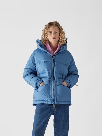 Khrisjoy Daunenjacke mit Kapuze Jeansblau 4