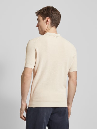 Antony Morato Regular Fit Poloshirt mit Reißverschlussleiste Beige 5