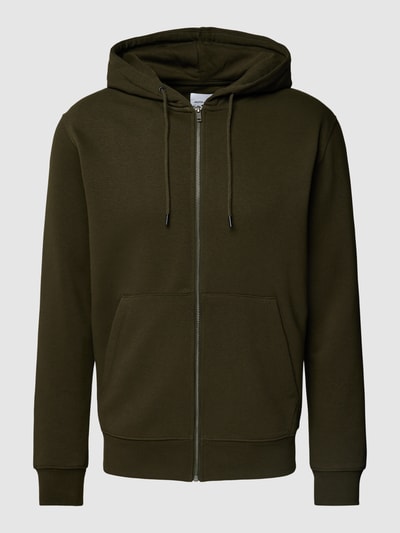 Jack & Jones Sweatjack met capuchon, model 'JESTAR' Donkergroen - 2