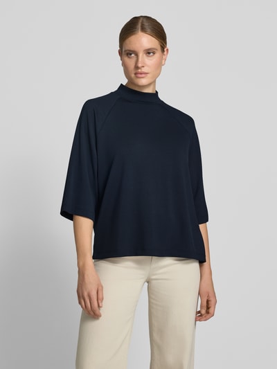 Soyaconcept Bluza o luźnym kroju z mieszanki modalu model 'BANU' Granatowy 3