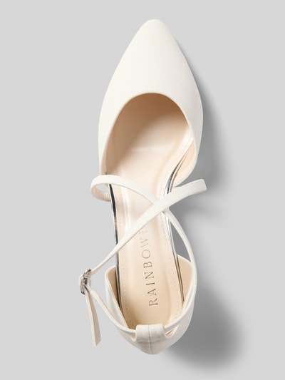 Rainbow Club Pumps mit Kreuzriemen Modell 'Maike' Offwhite 3