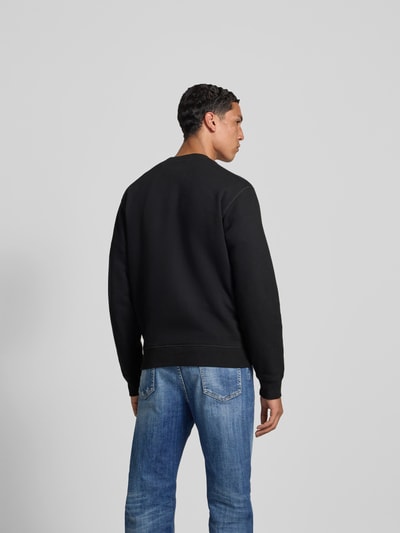 Dsquared2 Sweatshirt mit gerippten Abschlüssen Black 5