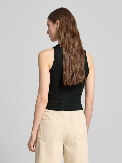 Only Top o kroju slim fit w stylu kopertowym model ‘SANDY’ Czarny 5