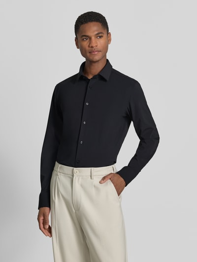 BOSS Slim Fit Businesshemd mit Kentkragen Modell 'P-HANK-S' Black 4