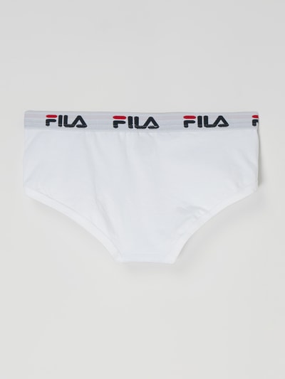 FILA Slipy z dodatkiem streczu  Biały 3