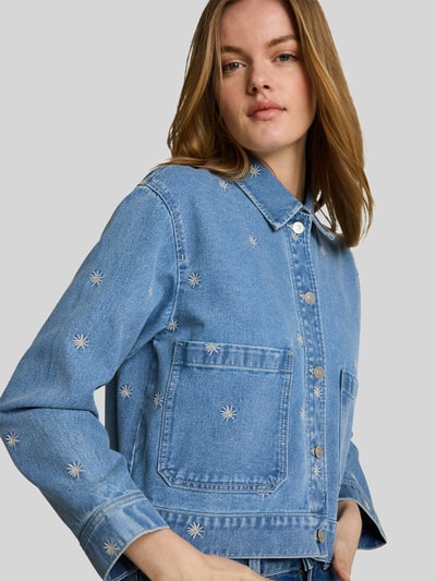 Tom Tailor Denim Regular fit jeansjack van puur katoen Jeansblauw - 3