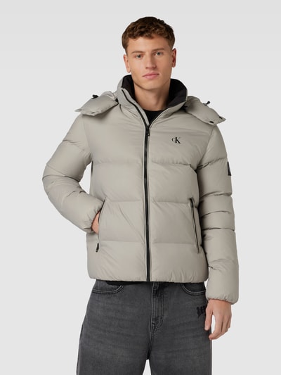 Calvin Klein Jeans Steppjacke mit abnehmbarer Kapuze Kitt 4