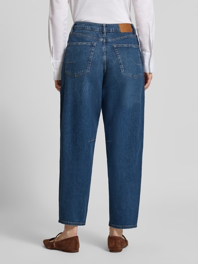 s.Oliver RED LABEL Regular Fit Barrel Jeans aus Baumwoll-Mix Dunkelblau 5