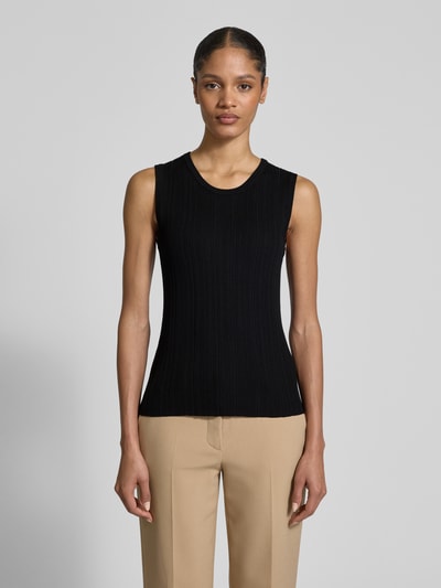 Christian Berg Woman Tanktop in gebreide look Zwart - 4