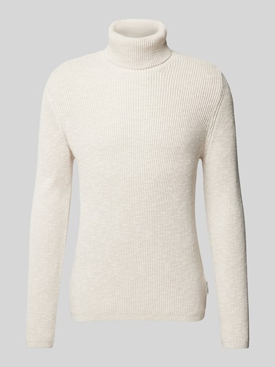 Marc O'Polo Strickpullover mit Rollkragen Weiss 2