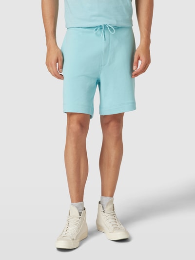 BOSS Orange Sweatshorts mit Logo-Stitching Modell 'SEWALK' Mint Melange 4