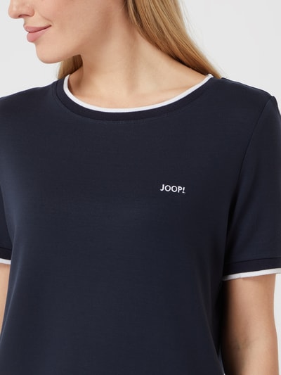 JOOP! BODYWEAR T-shirt van een mix van lyocell en elastaan  Marineblauw - 3