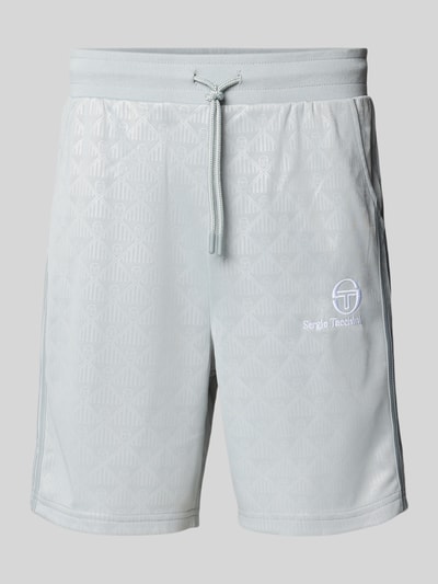 SERGIO TACCHINI Shorts mit Label-Stitching Modell 'NERO' Hellgrau 2