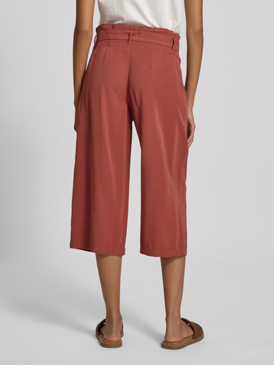 Only Kuloty z szeroką nogawką z mieszanki wiskozy model ‘AMINTA ARIS LIFE’ Bordowy 5