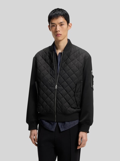 HUGO Regular Fit Blouson mit aufgesetzter Ärmeltasche Black 4