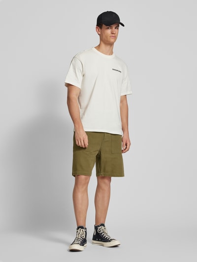 SANTA CRUZ Jeansshorts mit Eingrifftaschen Khaki 1
