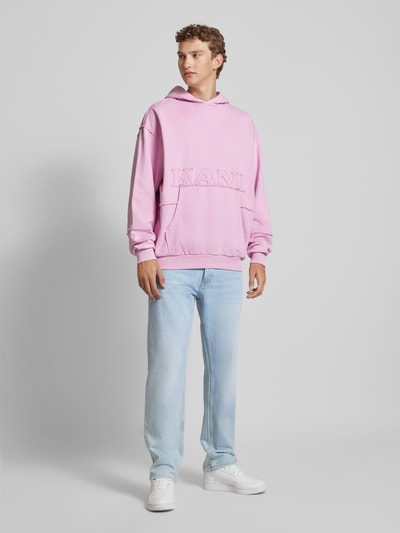 KARL KANI Oversized hoodie met capuchon Lichtroze - 1