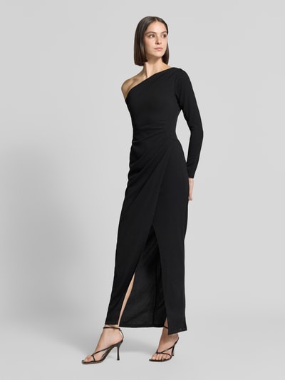 Lipsy Abendkleid im One-Shoulder-Look mit Raffungen Black 1